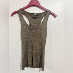 Vintage Y2K Takeout Gold Tank Top Woman’s size L